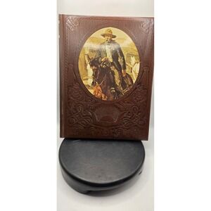 Time Life Books The Old West The Gunfighters Hardcover Brown Faux Leather 1974